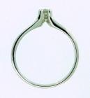 Solitario in oro bianco 750%° con brillante Cod. AS60A